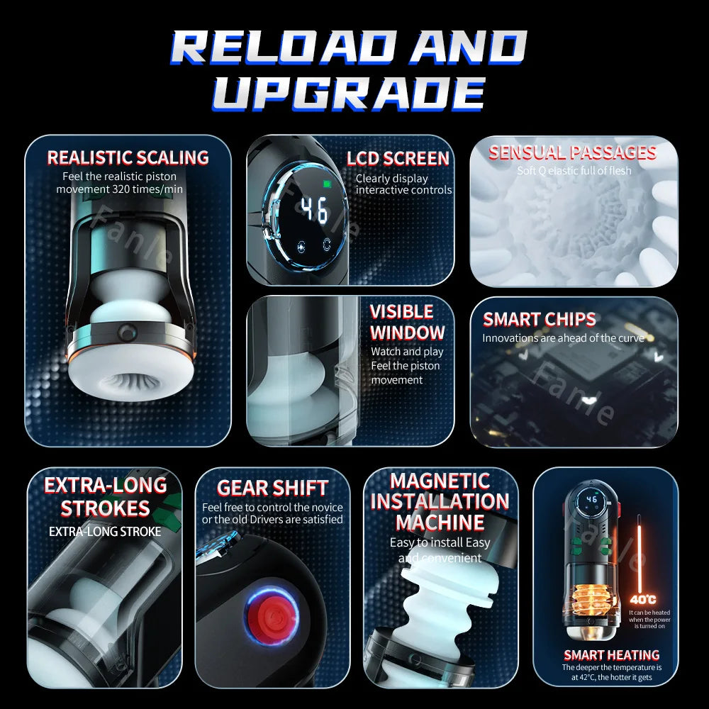 Automatic Suck Vaginal Heating Blowjob Vibrator Adult Male Sexual Toys