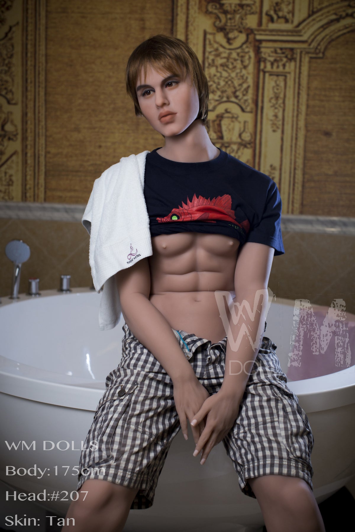 WM Doll 175CM Male Sex Doll + 207#
