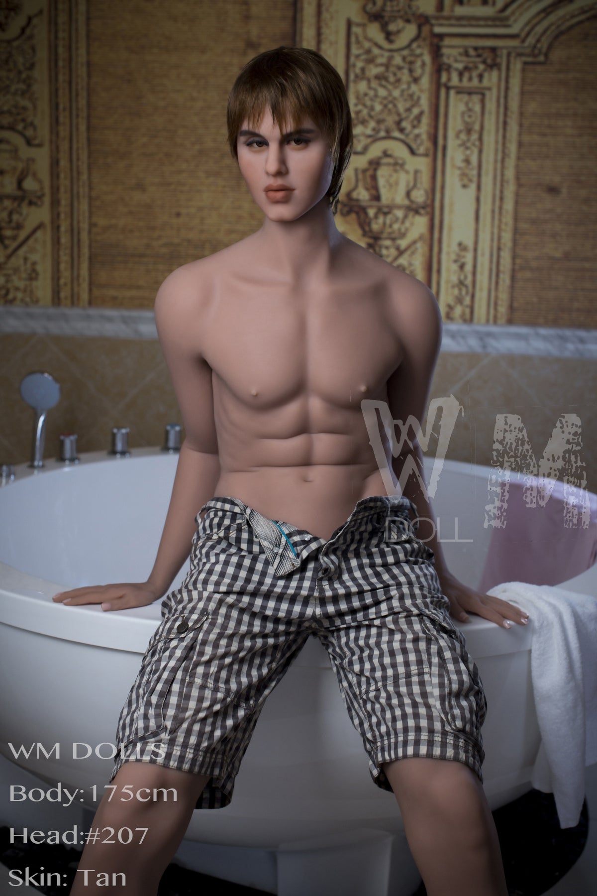 WM Doll 175CM Male Sex Doll + 207#