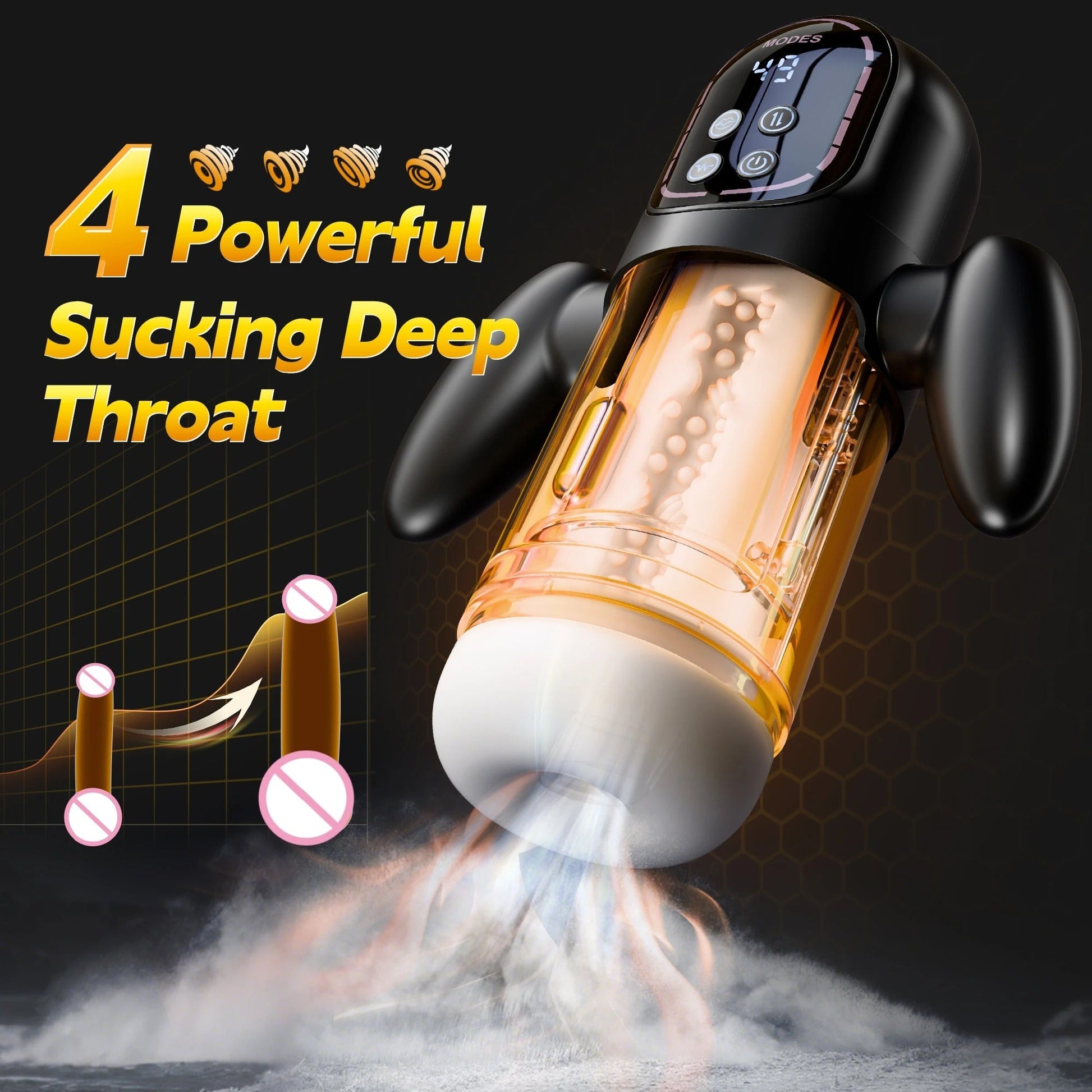 Automatic Male Masturbator with Thrusting and Suction LCD Display, A Sex Doll Plus Automatic Male Masturbator with Thrusting and Suction LCD Display, A Sex Doll Plus