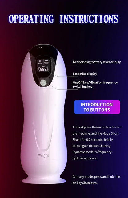 Automatic Sucking Telescopic Intelligent Sound Heating Simulation Sex Toys, Best Male Masturbators