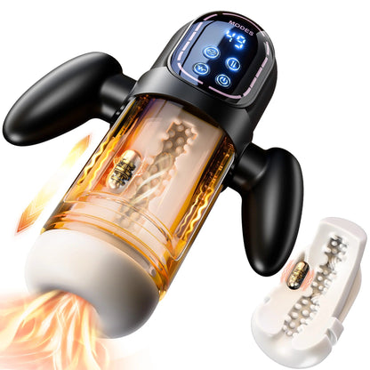 Automatic Male Masturbator with Thrusting and Suction – LCD Display, Adjustable Modes, and Ergonomic Handle